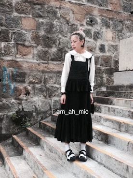 「INITIALS（イニシャルズ）のアイテム（ワンピース/ドレス）」を使った、i_am_ah_mic  🇭🇰さん（レディース・168cm）の春コーディネート