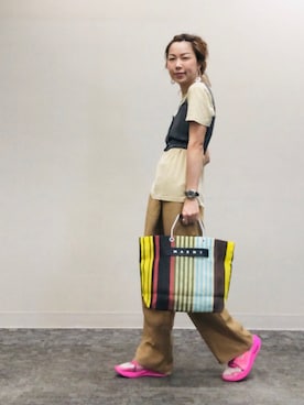 「MELROSE（メルローズ）のアイテム」を使った、i_am_ah_mic  🇭🇰さん（レディース・168cm）の春コーディネート