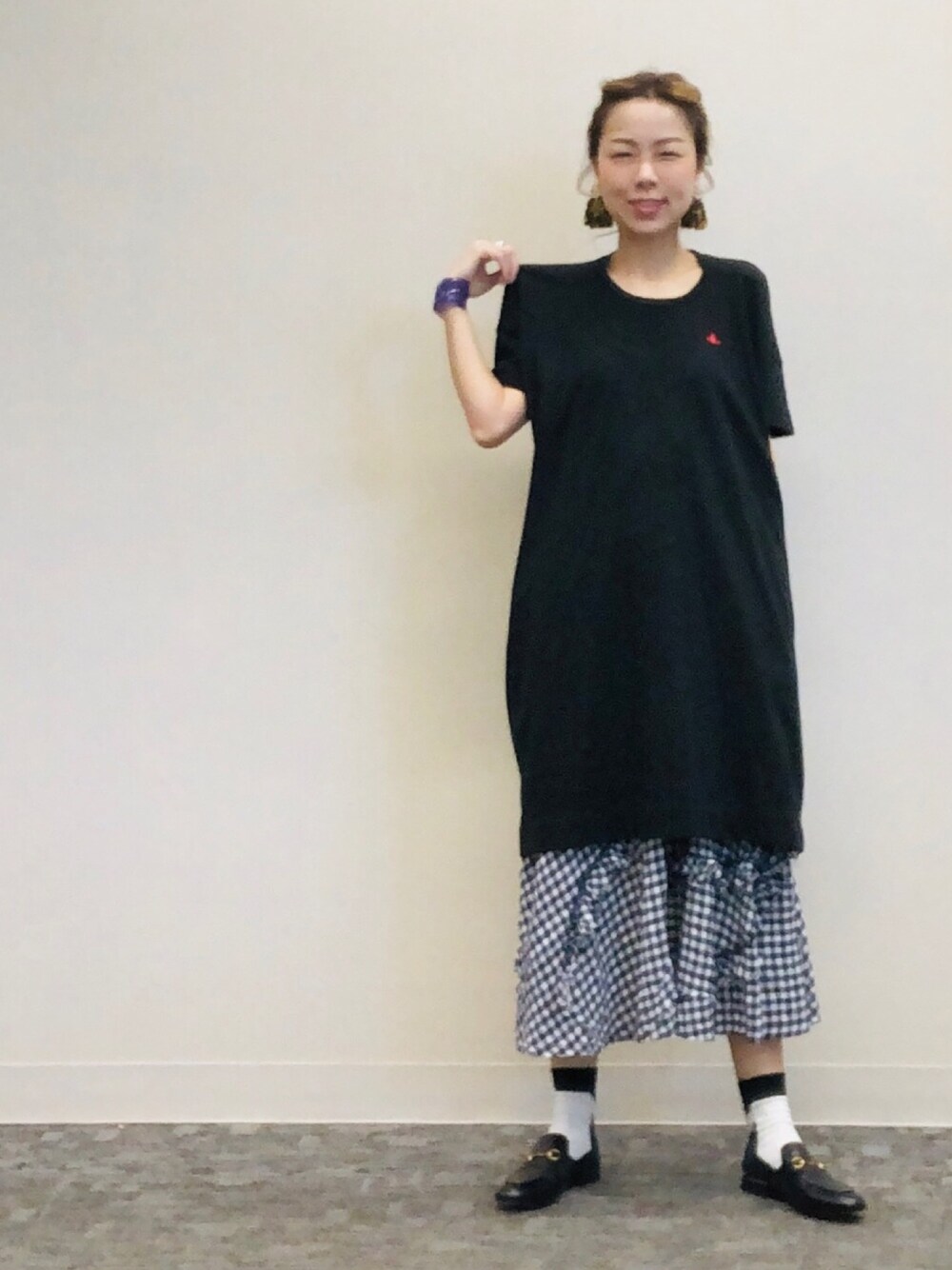 「sAnのアイテム（ヘアアクセサリー、その他）」を使った、i_am_ah_mic  🇭🇰さん（レディース・168cm）の夏コーディネートの1枚目の写真
