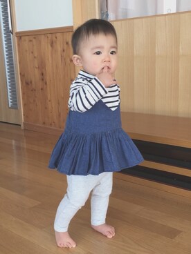 rei♡さん(キッズ・70cm)の冬コーディネート