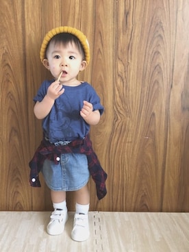 rei♡さん（キッズ・80cm）の春コーディネート