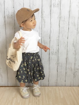 rei♡さんの「ベビー コンバース オールスター CONVERSE BABY ALL STAR RZ 325137」を使ったコーディネート