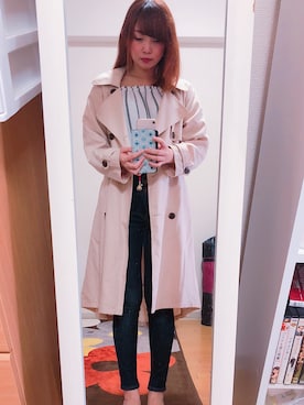「lady」｜「アイテム（ジャケット/アウター）」を使った、Stephanieさん（レディース・163cm）の秋コーディネート