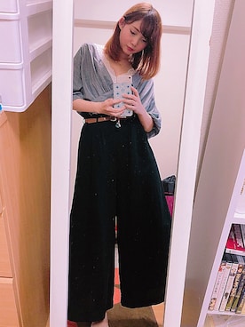 Stephanieさん（レディース・163cm）の秋コーディネート