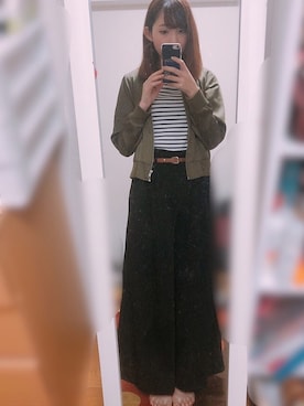 Stephanieさん（レディース・163cm）の秋コーディネート