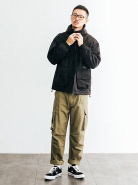 「工装」｜SIYE肆野さん（メンズ・175cm）の夏コーディネート