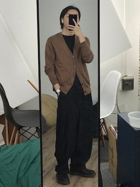 川林鹿野さんのコーディネート