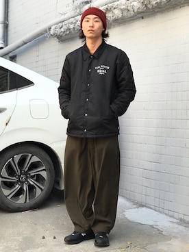 川林鹿野さんのコーディネート