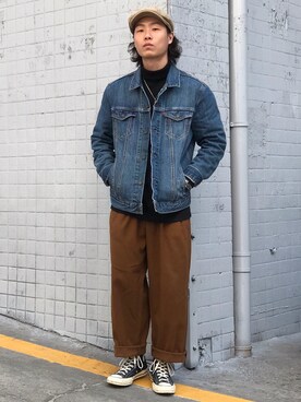 川林鹿野さんのコーディネート