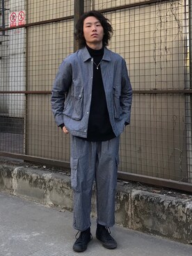 川林鹿野さんのコーディネート