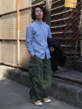 川林鹿野さんのコーディネート