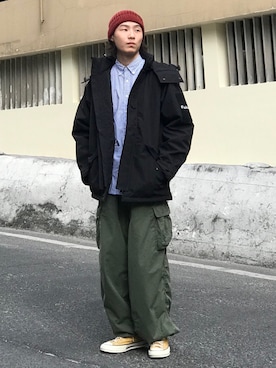 川林鹿野さんのコーディネート