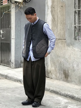 川林鹿野さんのコーディネート