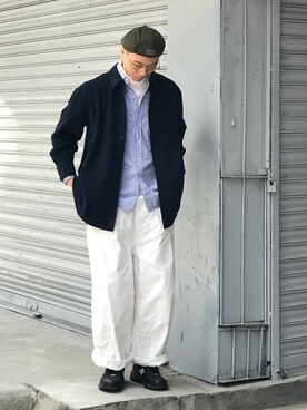 川林鹿野さんのコーディネート