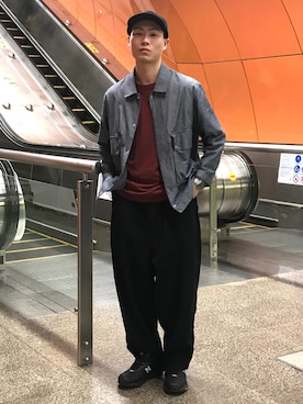 川林鹿野さんのコーディネート