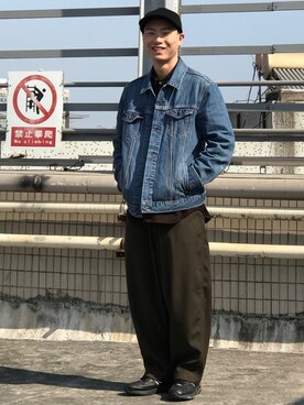 川林鹿野さんのコーディネート