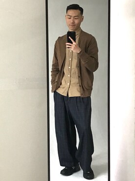 川林鹿野さんのコーディネート