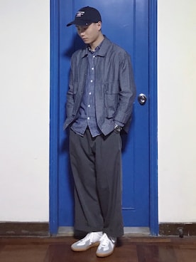 川林鹿野さんのコーディネート