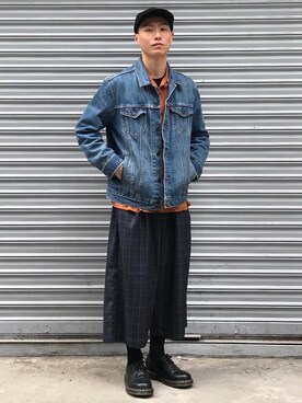 川林鹿野さんのコーディネート