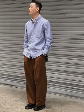 川林鹿野さんのコーディネート