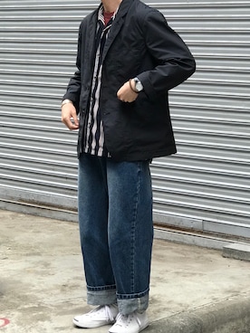 川林鹿野さんのコーディネート