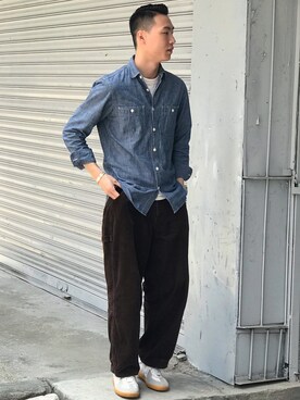 川林鹿野さんのコーディネート