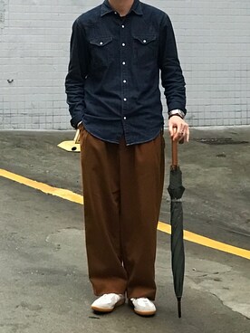 川林鹿野さんのコーディネート