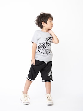 「CONVEX（コンベックス）のアイテム」を使った、koharyutaさん（キッズ・110cm）の夏コーディネート
