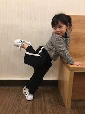 Abby  さん（キッズ・100cm）の冬コーディネート