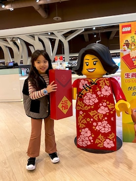 「LEGO（レゴ）のアイテム（その他）」を使った、Abby  さん（キッズ・110cm）の冬コーディネート