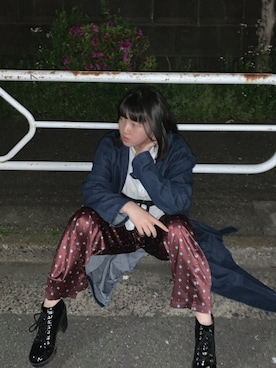 「M・A・C（マック）のアイテム（トップス）」を使った、もえっかさん（レディース・163cm）の夏コーディネート