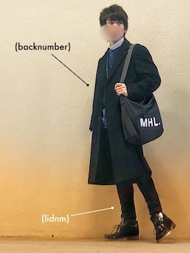 「BACK NUMBER（バックナンバー）のアイテム（スウェット）」を使った、まゆげりーーーたさん（メンズ・169cm）の秋コーディネート