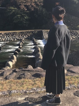 「ストリート服が好き」｜「アイテム（その他アウター）」を使った、saaaeさん（レディース・158cm）の秋コーディネート