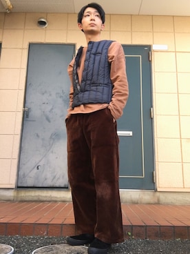 「RFW（アールエフダブル）のアイテム」を使った、wataruさん（メンズ・165cm）の秋コーディネート