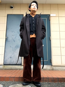 「STILL BY HAND（スティルバイハンド）のアイテム（その他アウター）」を使った、wataruさん（メンズ・165cm）の秋コーディネート