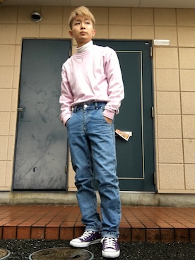 「SASQUATCHfabrix.（サスクワァッチファブリックス）のアイテム」を使った、wataruさん（メンズ・165cm）の冬コーディネート