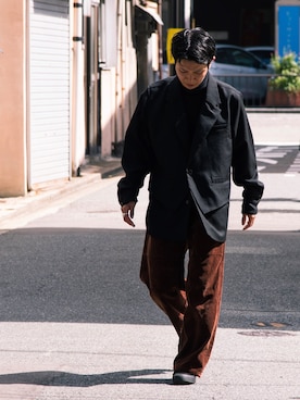 「RFW（アールエフダブル）のアイテム」を使った、wataruさん（メンズ・165cm）の秋コーディネート