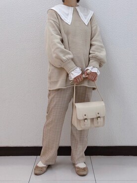 カーディガン ボレロを使った 白ブラウス のレディース人気ファッションコーディネート Wear