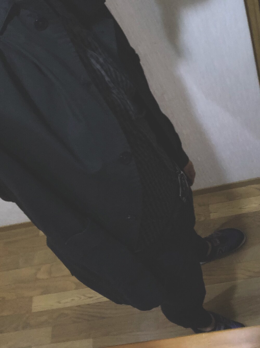 「大人コーデ、ブラックコーデ、yohjiyamamoto、Y-3、GOLDEN GOOSE、RICK OWENS、コロナに負けない、リラックススタイル、黒、adidas」｜「Y-3のM BAR TACK BLAZER（その他アウター、ブラック系）」を使った、sk_styler_mmyさん（メンズ・185cm）の春コーディネートの1枚目の写真