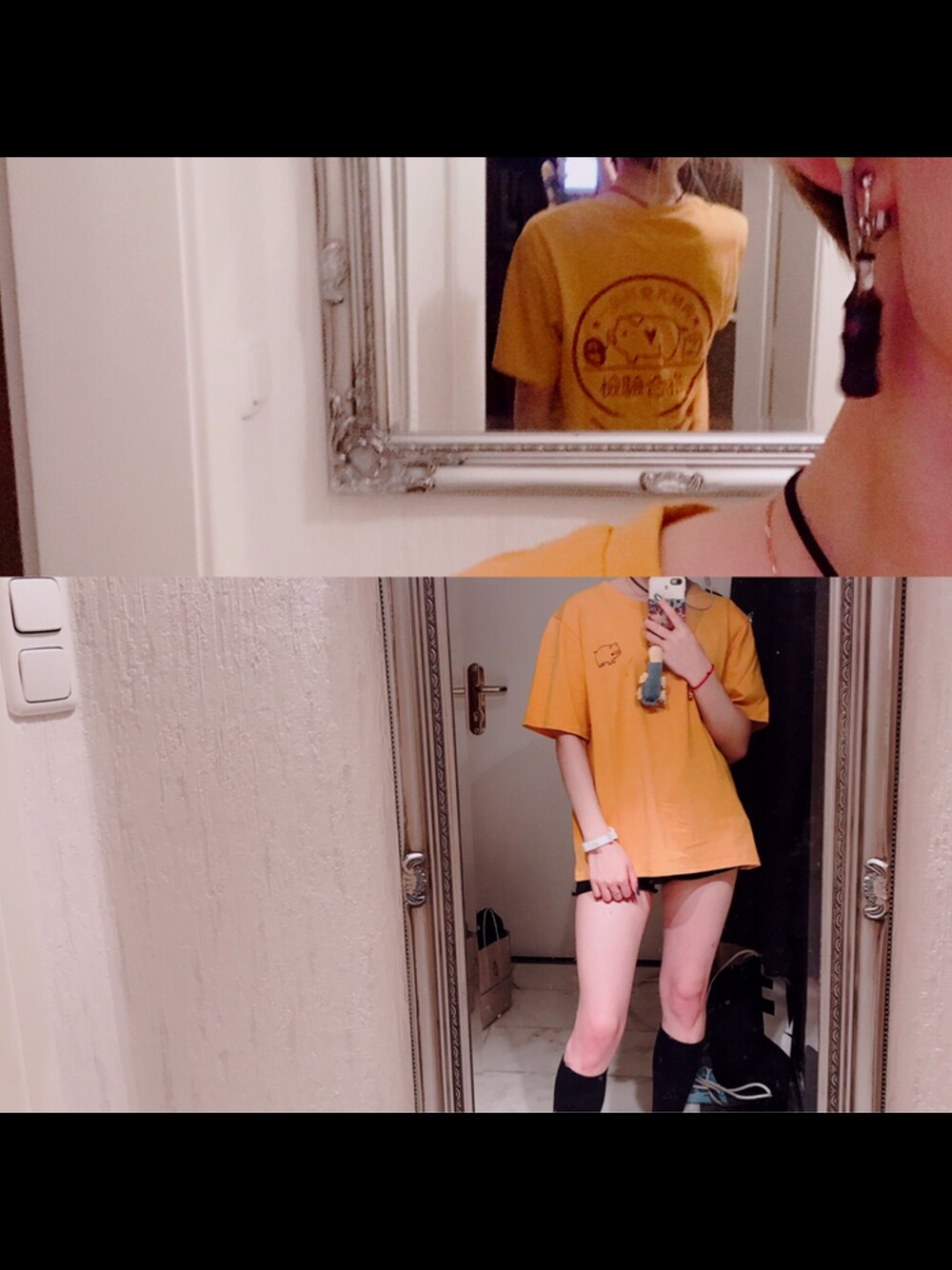 「sporty、school、CHILLE」｜「Coca Colaのアイテム（ピアス（両耳用）、ブラック系）」を使った、HANSさん（レディース・165cm）の秋コーディネートの1枚目の写真