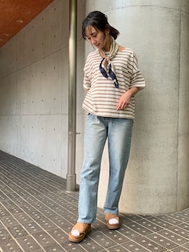 「FUN.TRINITY（ファン トリニティー）のアイテム」を使った、FUN.TRINITYさん（レディース・161cm）の春コーディネート