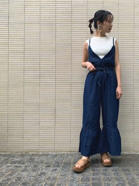 「FUN.TRINITY（ファン トリニティー）のアイテム（トップス）」を使った、FUN.TRINITYさん（レディース・161cm）の春コーディネート