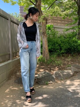 「FUN.TRINITY（ファン トリニティー）のアイテム（トップス）」を使った、FUN.TRINITYさん（レディース・161cm）の春コーディネート