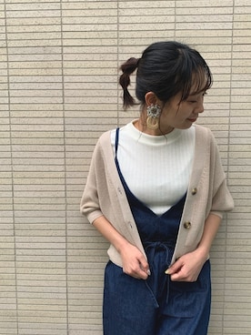 「FUN.TRINITY（ファン トリニティー）のアイテム（トップス）」を使った、FUN.TRINITYさん（レディース・161cm）の春コーディネート