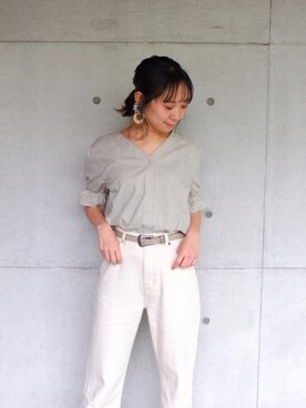 「FUN.TRINITY（ファン トリニティー）のアイテム（パンツ）」を使った、FUN.TRINITYさん（レディース・161cm）の春コーディネート