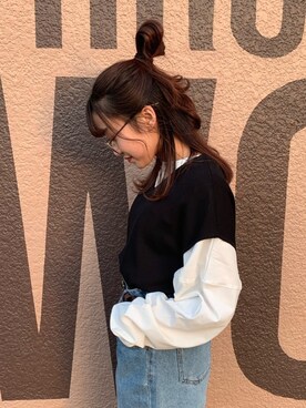 「FUN.TRINITY（ファン トリニティー）のアイテム（パンツ）」を使った、FUN.TRINITYさん（レディース・157cm）の春コーディネート