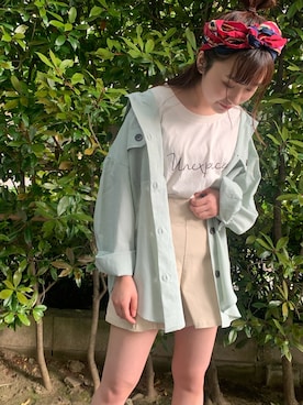 「FUN.TRINITY（ファン トリニティー）のアイテム（パンツ）」を使った、FUN.TRINITYさん（レディース・157cm）の春コーディネート