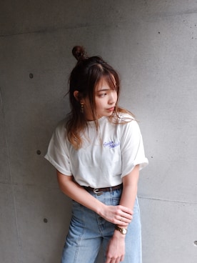 「FUN.TRINITY（ファン トリニティー）のアイテム（パンツ）」を使った、FUN.TRINITYさん（レディース・167cm）の春コーディネート