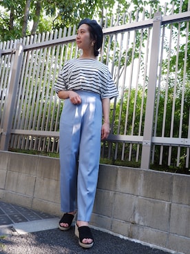 「FUN.TRINITY（ファン トリニティー）のアイテム（パンツ）」を使った、FUN.TRINITYさん（レディース・161cm）の春コーディネート