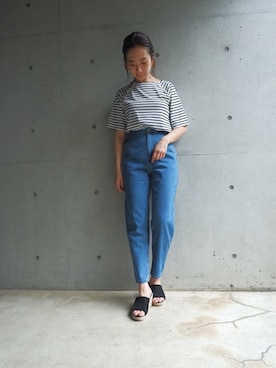 「FUN.TRINITY（ファン トリニティー）のアイテム（パンツ）」を使った、FUN.TRINITYさん（レディース・161cm）の夏コーディネート